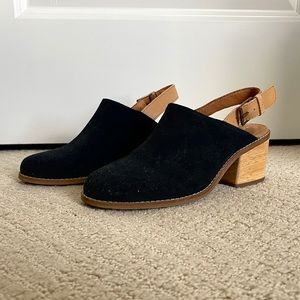 TOMS Heeled Clog Size 6